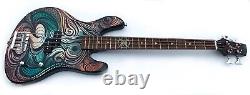 Lindo Sahara Electric Bass Guitar Short Scale 30 Nautical Star Inlay UK Design