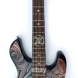 Lindo Sahara Electric Bass Guitar Short Scale 30 Nautical Star Inlay UK Design