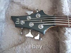 Ltd ESP 5 String Electric Bass Guitar B-105 Forest Green & ABS Case, Slight Use