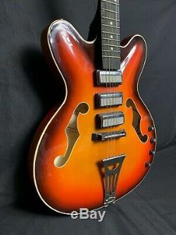 MARIA 12-STRING Semi-Hollow archtop Electric Guitar RARE Soviet Vintage USSR
