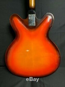 MARIA 12-STRING Semi-Hollow archtop Electric Guitar RARE Soviet Vintage USSR