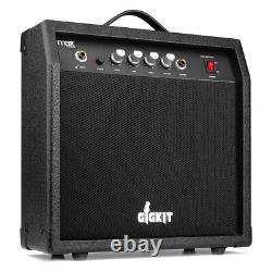 MAX 173.235 GigKit Bass Guitar with Amplifier and Accessories Black
