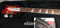 MINT 2021 Rickenbacker 4003 4-String Bass Fire Glo Unfinished Fretboard RARE