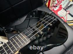 MINT? Tobias Toby Standard-IV Electric Bass Guitar By Epiphone Gloss Black