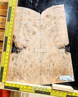 Maple Burl Guitar Top Set Bookmatched Guitar Making Luthier Wood Droptop