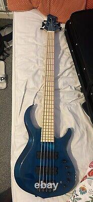 Marcus Miller Sire M2 5 String Bass Guitar Transparent Blue