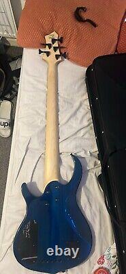 Marcus Miller Sire M2 5 String Bass Guitar Transparent Blue