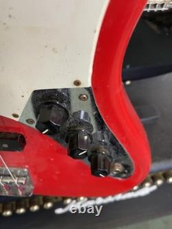 Marlin Hohner Sl100b Red Bass electric guitar 4 String 4/4