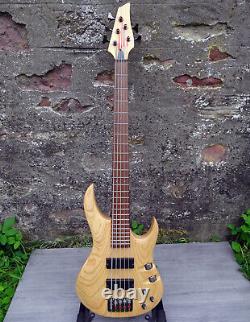 Maverick Rare Vintage 5 String 24 Frets Active Electric Bass Guitar with Case