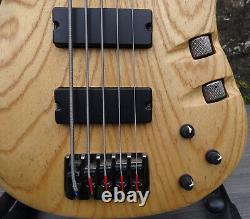 Maverick Rare Vintage 5 String 24 Frets Active Electric Bass Guitar with Case