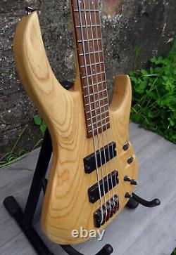 Maverick Rare Vintage 5 String 24 Frets Active Electric Bass Guitar with Case