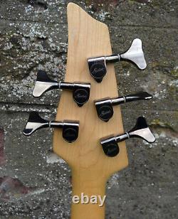 Maverick Rare Vintage 5 String 24 Frets Active Electric Bass Guitar with Case