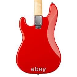 Max Gigkit Learner Bass Guitar Full Size Kit Red 40W Amplifier Included