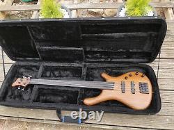 Mayones BE-4 Fretless Bass guitar MINT condition exotic amazaque body MEC pu