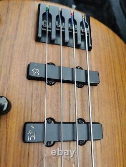 Mayones BE-4 Fretless Bass guitar MINT condition exotic amazaque body MEC pu