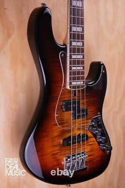 Mayones Jabba Classic 4-String PJ Electric Bass Guitar in 3-Tone Sunburst, USED