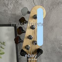 Metallic Violet Electricity Jazz Bass Guitar SPickup Chrome Part White Pickguard