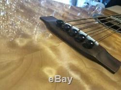Michael Kelly DF5-FL-QN Fretless 5 String Acoustic Electric Bass Guitar NICE