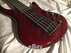 Michael Tobias MTD Kingston Heir 5 Electric Bass Guitar Flamed NICE