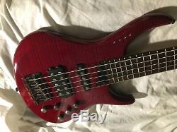 Michael Tobias MTD Kingston Heir 5 Electric Bass Guitar Flamed NICE