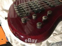 Michael Tobias MTD Kingston Heir 5 Electric Bass Guitar Flamed NICE