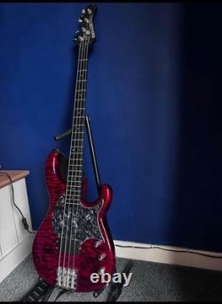 Modulus Funk Unlimited Electric Bass Guitar with Hard Case