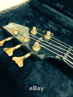 Modulus Graphite Quantum 5 1992 5-String Green Burst Electric Bass Guitar