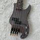 Musoo Brand Electric Bass Headless Bass Zebra Wood Body 4 String