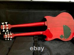 NEW 4/6 STRING EBS-1250 Bass/Guitar STYLE DOUBLENECK ELECTRIC GUITAR & HARD CASE