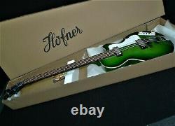 NEW HOFNER IGNITION PRO HI-CB-PE-GR CLUB BASS GUITAR LTD EDITION Tea Cup's FLATS