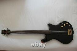 NOW £355 The legendary Westone Thunder 1A fretless bass guitar-gloss black