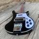 Neck Thru Body Electric Bass Guitar Black Color Adjustable Bridge 4 String