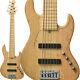 New Bacchus Hjb6-standard Ash Cna Clear Natural Electric Bass Guitar From Japan