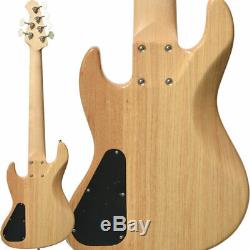 New Bacchus HJB6-STANDARD ASH CNA Clear Natural Electric Bass Guitar From Japan