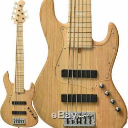 New Bacchus HJB6-STANDARD ASH CNA Clear Natural Electric Bass Guitar From Japan