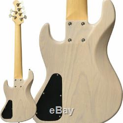 New Bacchus HJB6-STANDARD ASH WBD white blonde Electric Bass Guitar From Japan