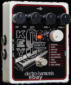 New Electro-Harmonix EHX KEY9 Electric Piano Machine (KEY 9) Guitar Pedal