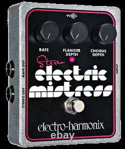 New Electro-Harmonix EHX Stereo Electric Mistress Flanger Chorus Guitar Pedal