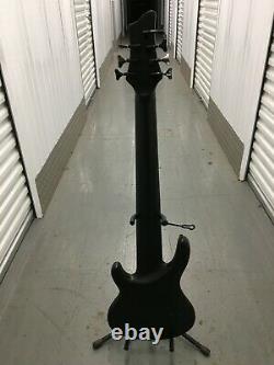 New MAZETI WTHB 7 String Bass guitar, Walnut Ebony Body, Active/Passive, Black