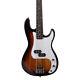 New Right Handed Electric Gp Bass Guitar + Cord + Wrench Tool + Strap + Pick