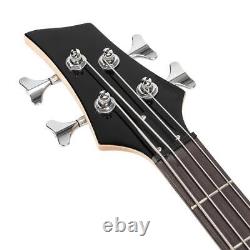 New Sunset Professional 4 Strings Electric Bass Guitar with Bag Strap Tools