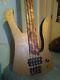 Open To Trades Custom 4 String 35 Scale Fretless Gold Top Electric Bass Guitar