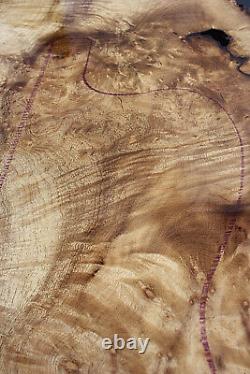 OREGON MYRTLE BURL bass / electric guitar bookmatched drop top sets