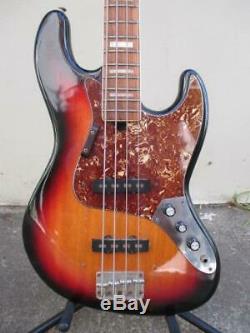 Onyx Jazz-Style Electric Bass Guitar 1970s Made in Korea MIK