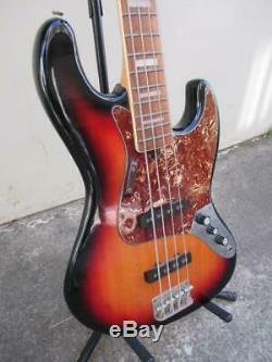Onyx Jazz-Style Electric Bass Guitar 1970s Made in Korea MIK