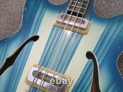 Orfeus Hebros semi acoustic bass guitar amazing looking