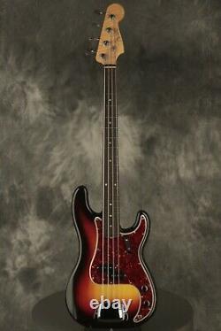 Original 1960 pre-CBS Fender Precision Bass Sunburst FLAME MAPLE NECK slab board