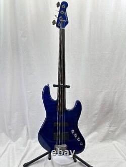 Overwater Custom Made Electric Bass Guitar with Travel Box Handcrafted