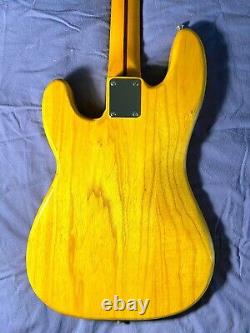 Partscaster Precision Bass, swamp ash body, natural finish, maple neck