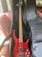 Peavey Fury Iv Bass Guitar Great Condition With Gig Bag & Leather Strap